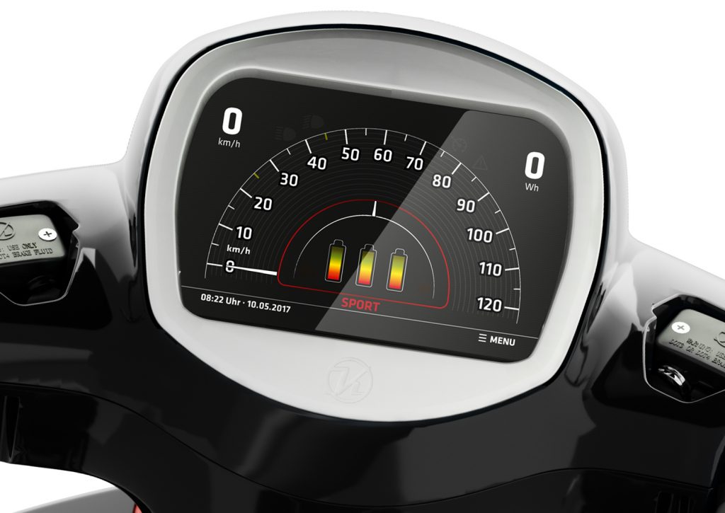 Display von einem Kumpan Elektroroller 